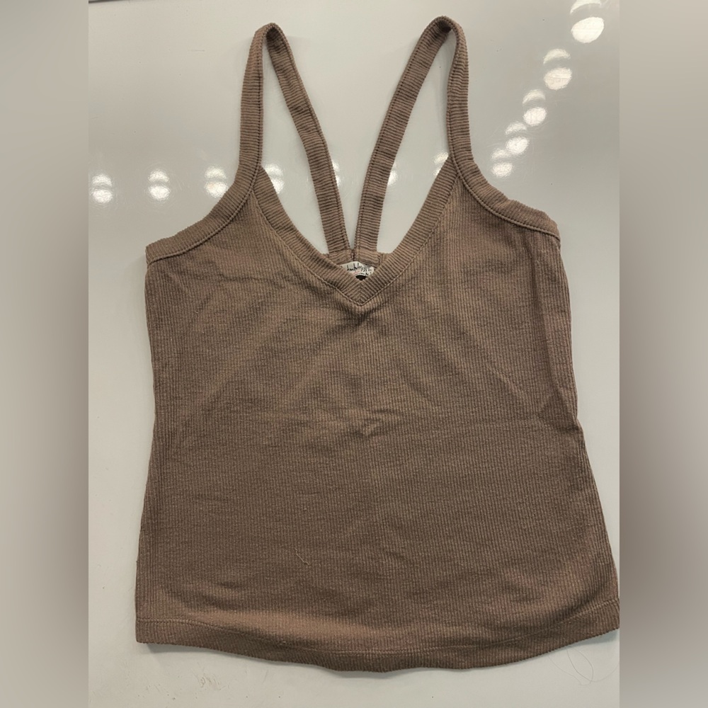 Free People Brown Tank Top